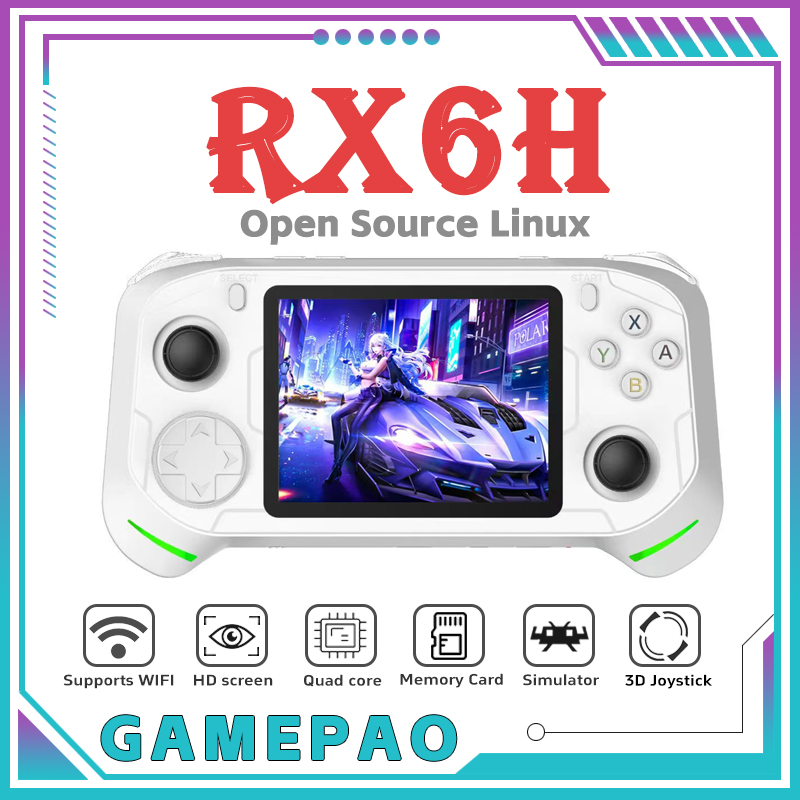 Gaming Console R36 Ultra - Open Source RX6H Retro Handheld Video