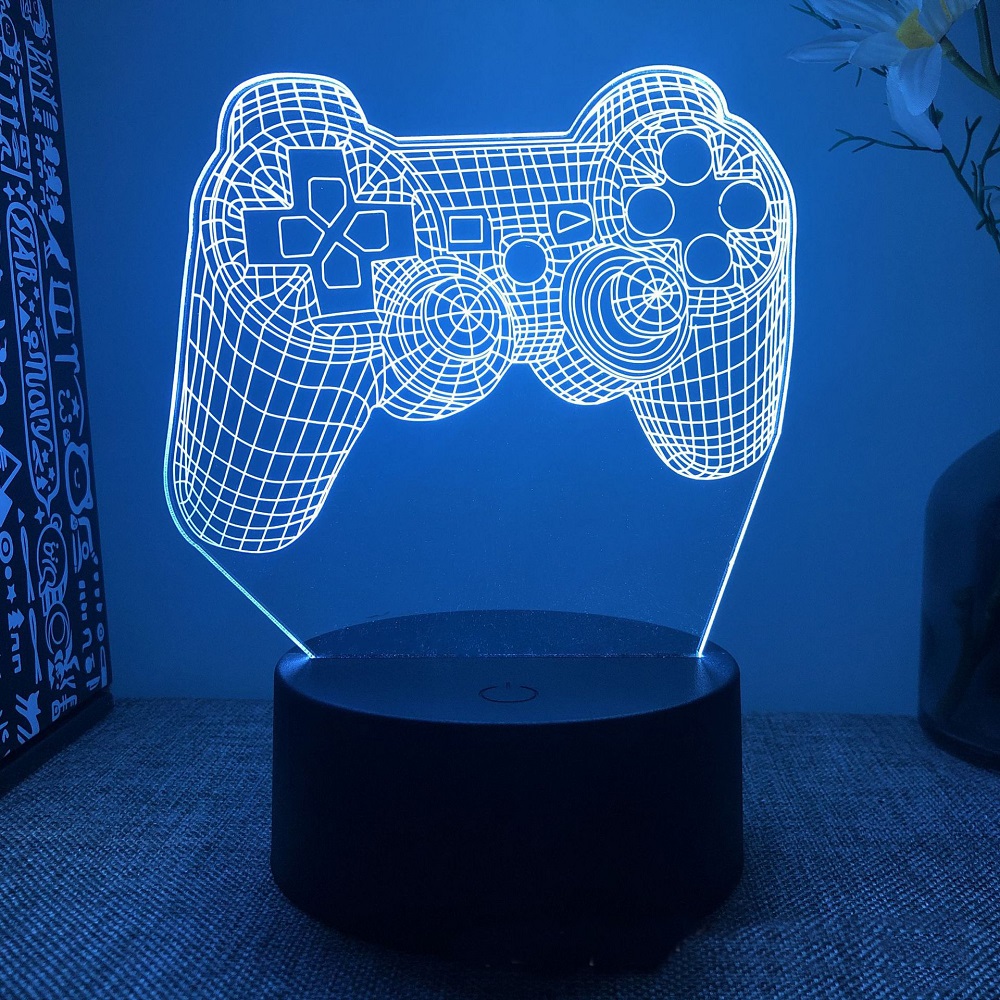 Gaming Console Icon - 3d Illusion Night Lamp Gaming Room