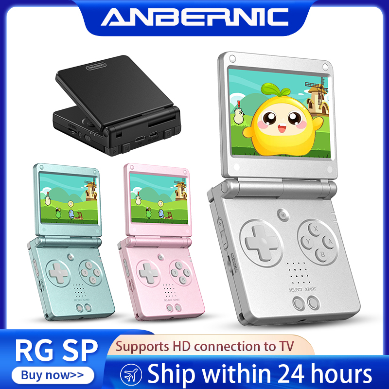 Gaming Console Retro Handheld - Anbernic RGSP Flip Retro Handheld Game