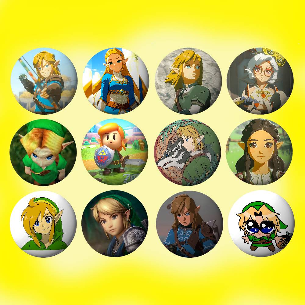 Gaming Console Zelda - Game T-The Legend Of Zelda-S Badges