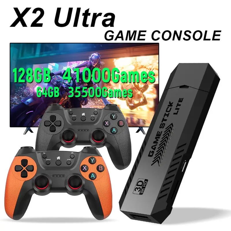 Gaming Console Retro Handheld - X2 Ultra Pro Retro Game Stick