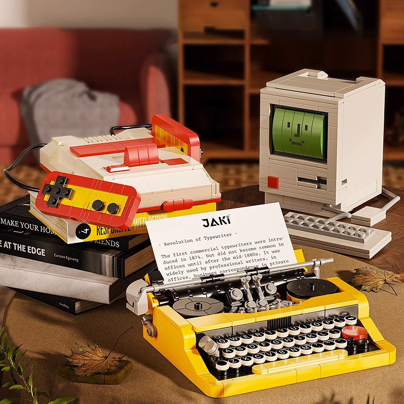 Gaming Console Lego - Creative Retro Electronic Typewriter Game Console