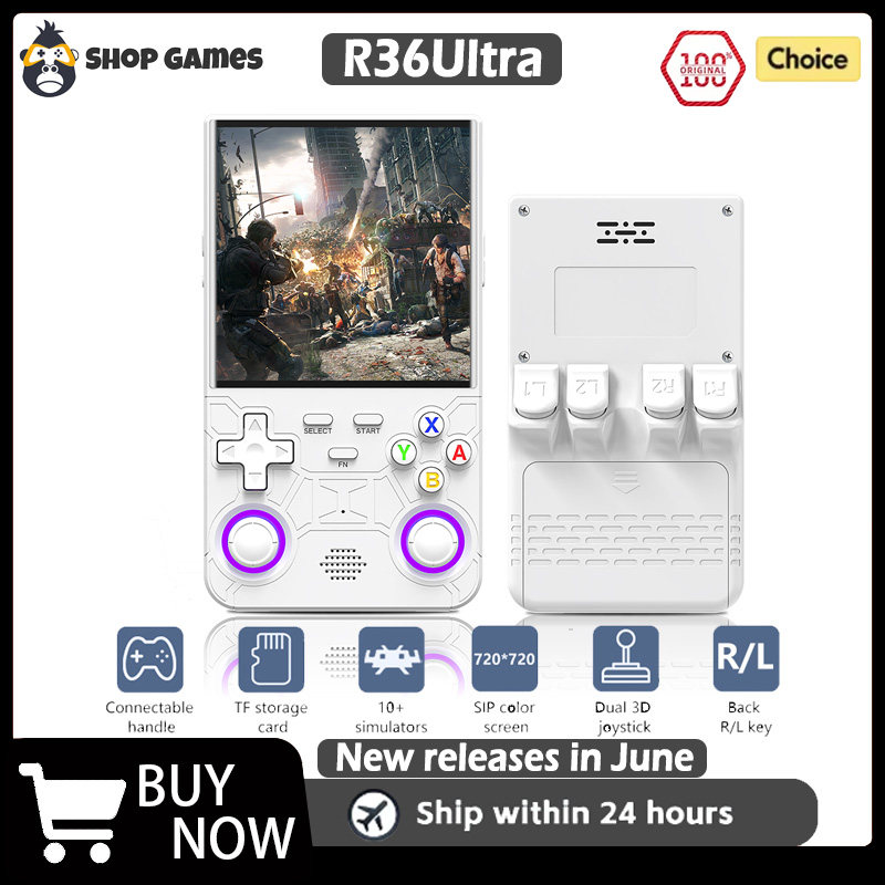 Gaming Console R36 Ultra - R36 Ultra Open Source R36S Video