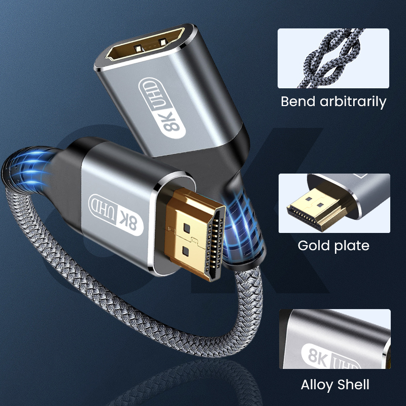 8K HDMI Extension Cable HDMI 2 - Hdmi Cable 2.1 recension och pris