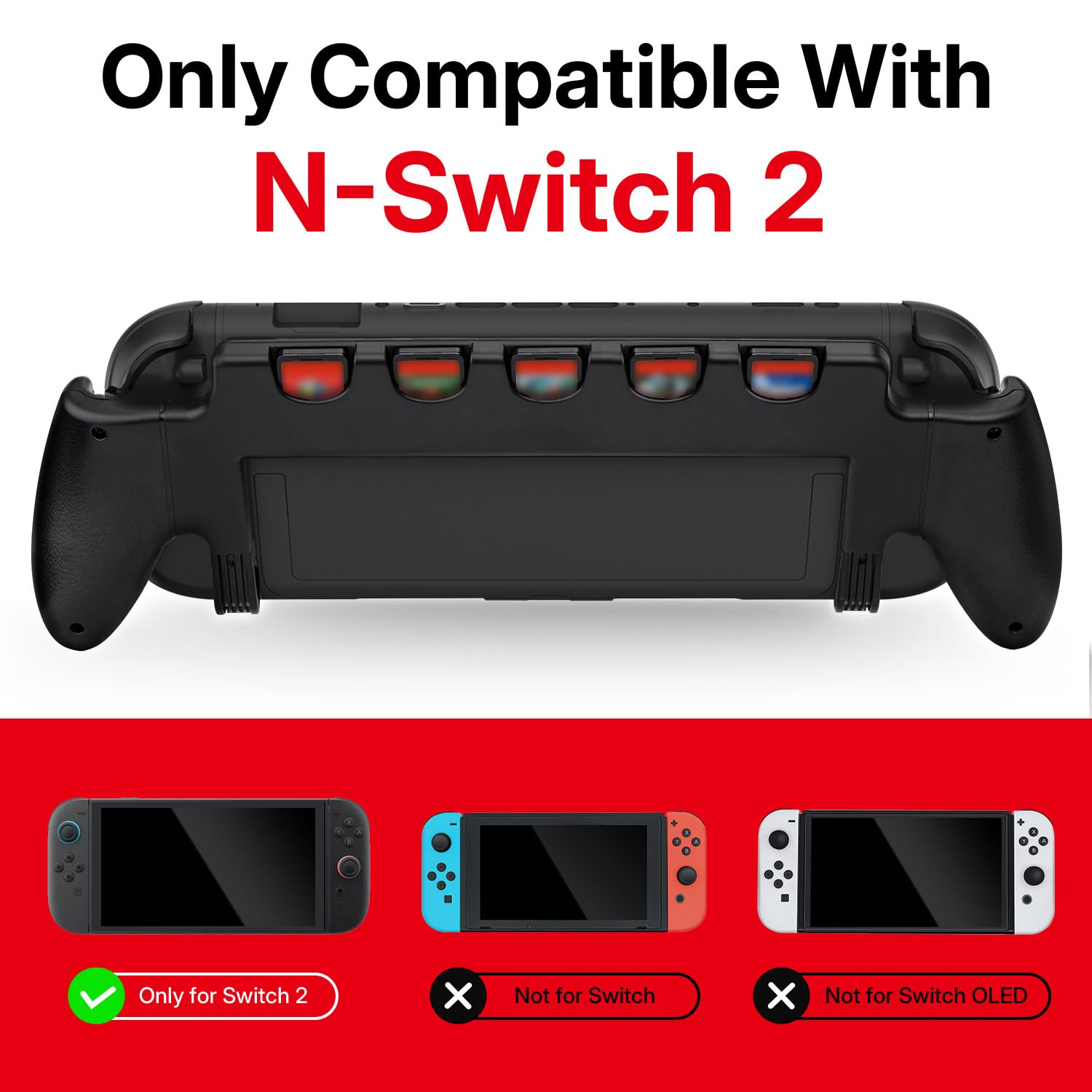 Hand Grip Case For Nintendo Sw - Gaming Card Holder recension och pris