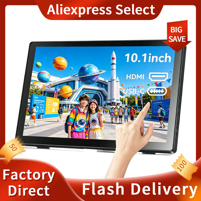 Small Touchscreen Monitor 10.1 - Gaming Console Image recension och pris