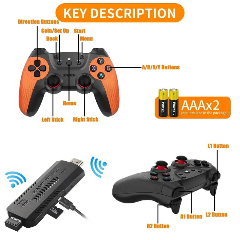 X2 Ultra Pro Retro Game Stick  - Gaming Console Retro Handheld recension och pris