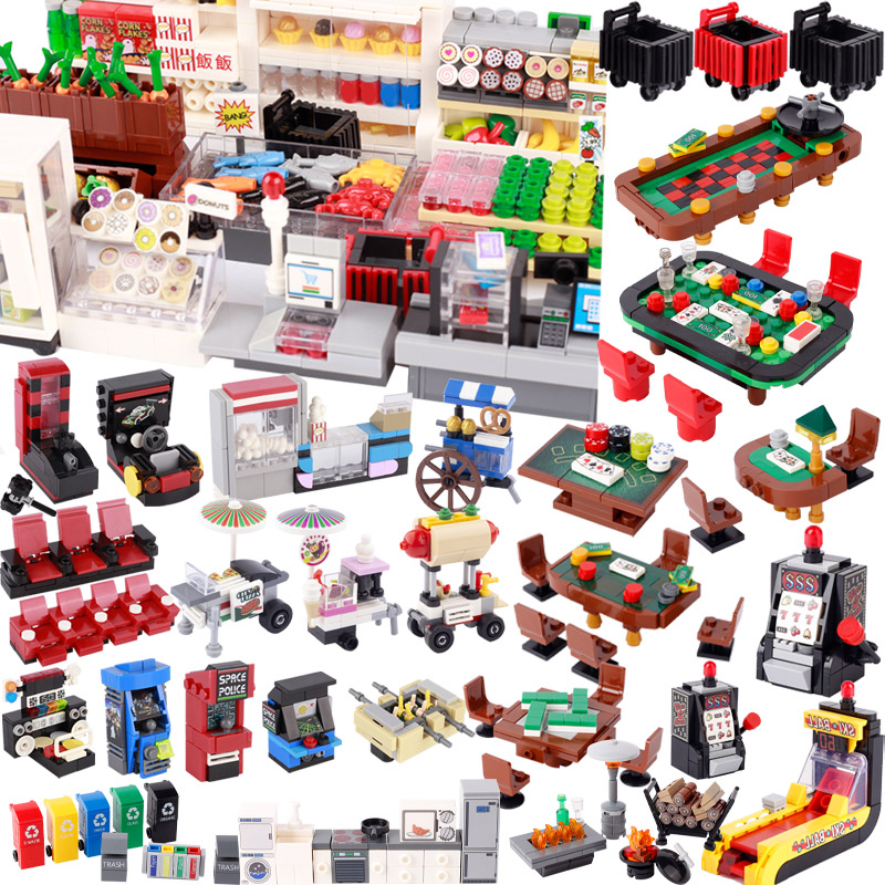 City Street View Scene Buildin - Gaming Console Lego recension och pris