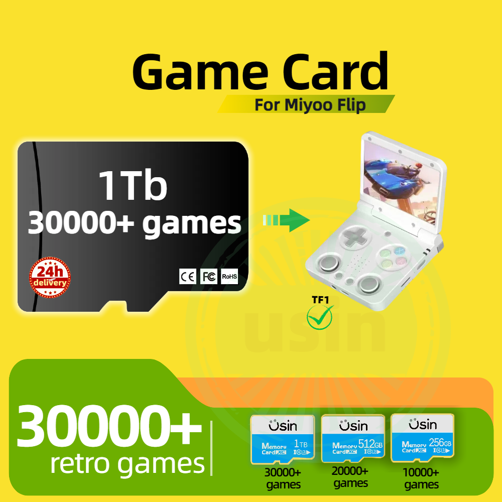 Game Card For Miyoo Flip 30000 - Gaming Console Retro Handheld recension och pris
