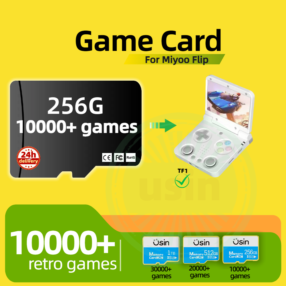 Game Card For Miyoo Flip 30000 - Gaming Console Retro Handheld recension och pris