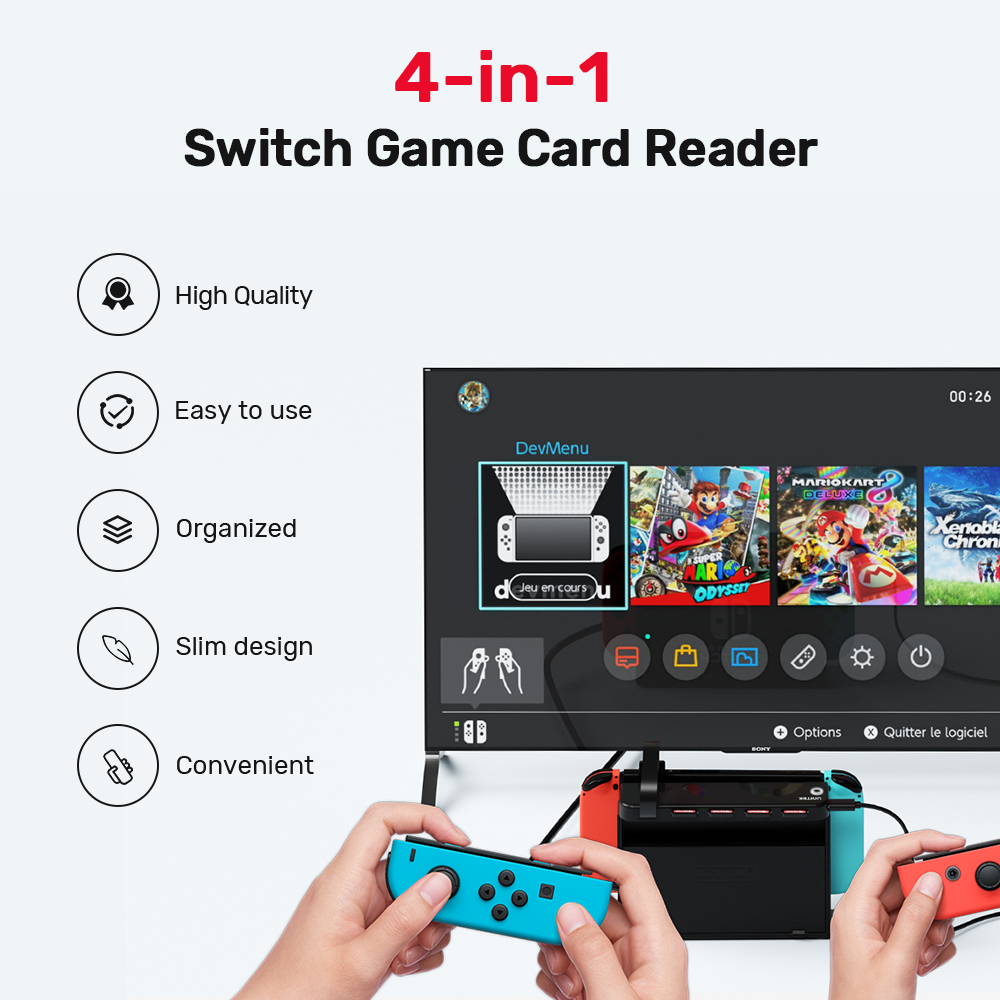 G1002D Portable Game Card Read - Gaming Card Holder recension och pris