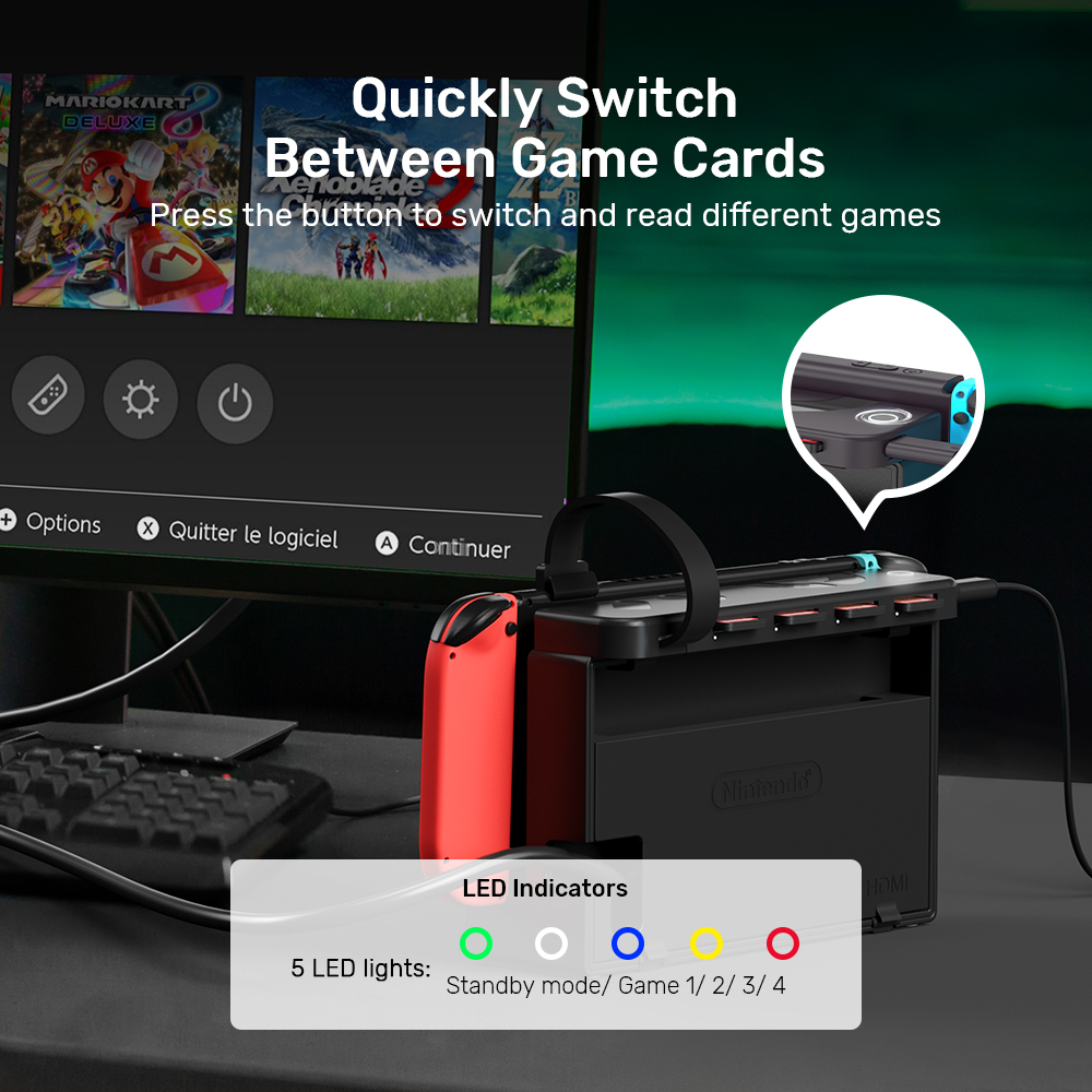 G1002D Portable Game Card Read - Gaming Card Holder recension och pris