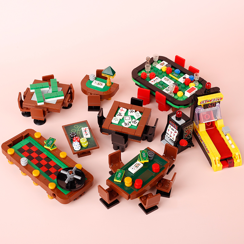 MOC City Poker Table Building  - Gaming Console Lego recension och pris