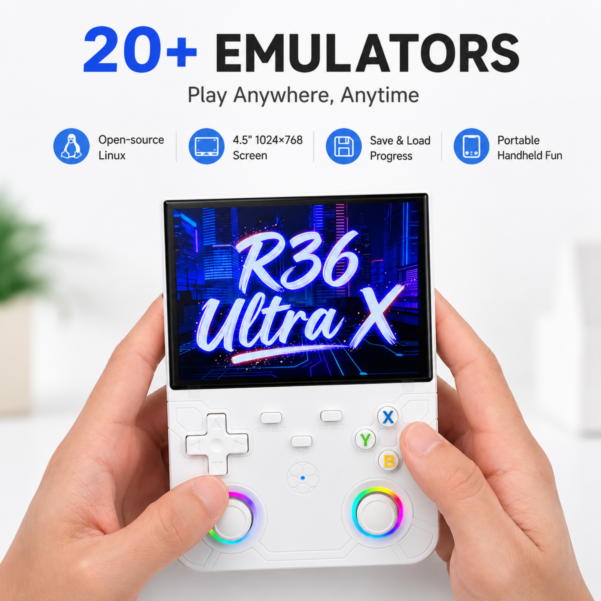 Retro Handheld Game Console R3 - Gaming Console R36 Ultra recension och pris