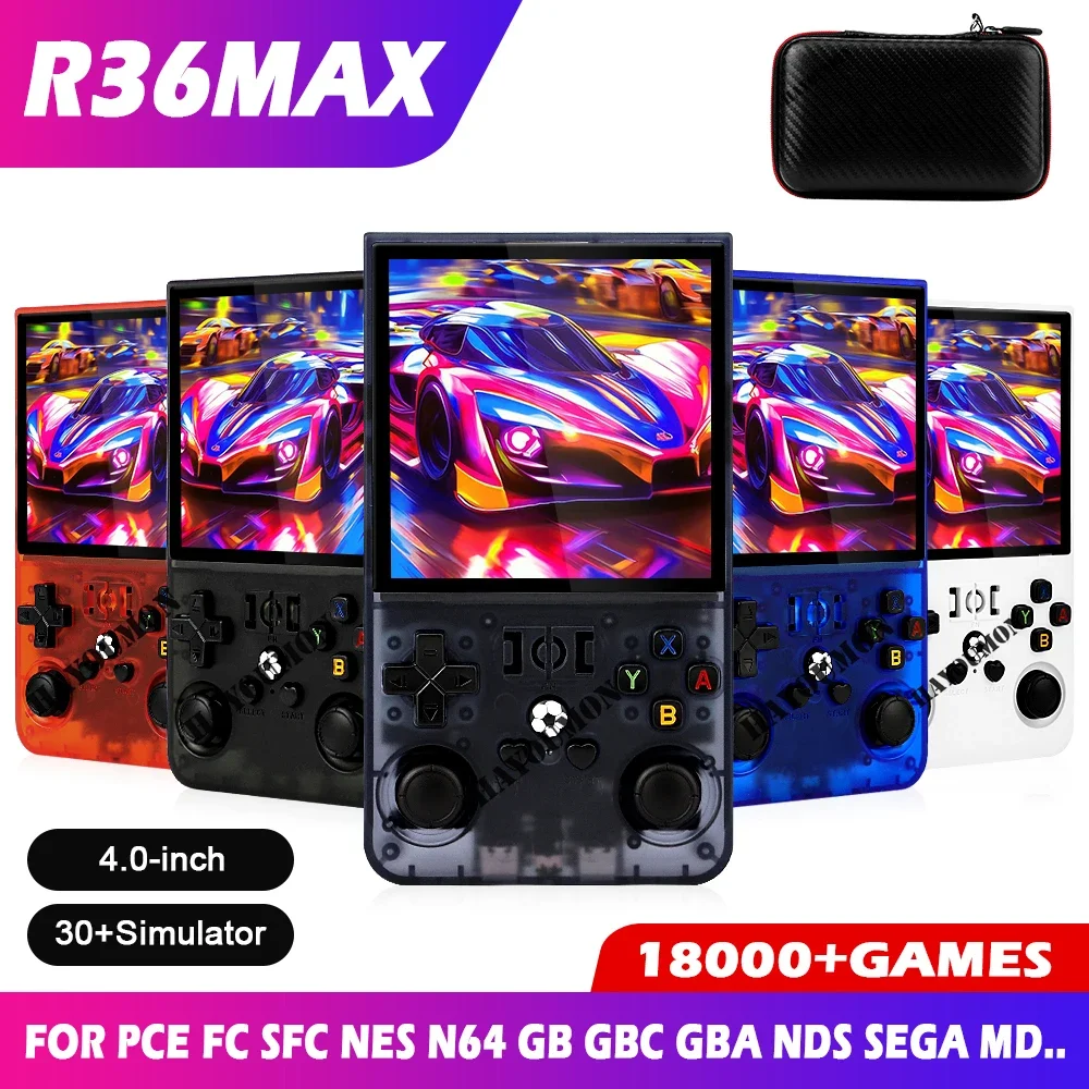 NEW R36MAX Handheld Retro Game - Gaming Console R36 Ultra recension och pris