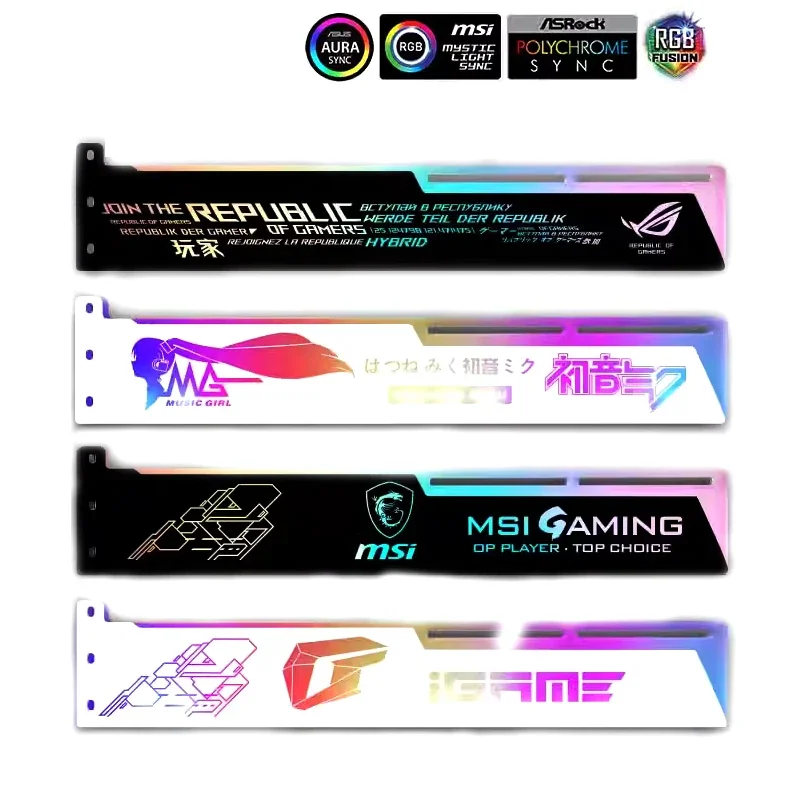 4090 VGA Holder 5V ARGB AURA S - Gaming Card Holder recension och pris