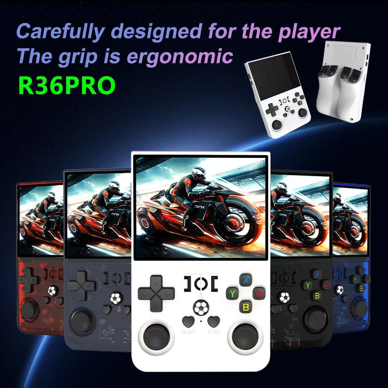 New R36PRO R36MAX Open Source  - Gaming Console Retro Handheld recension och pris