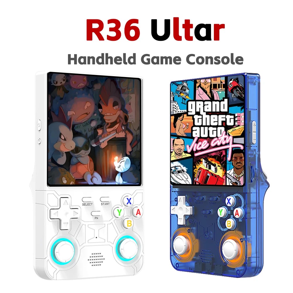 Retro handheld game New R36 ul - Gaming Console R36 Ultra recension och pris