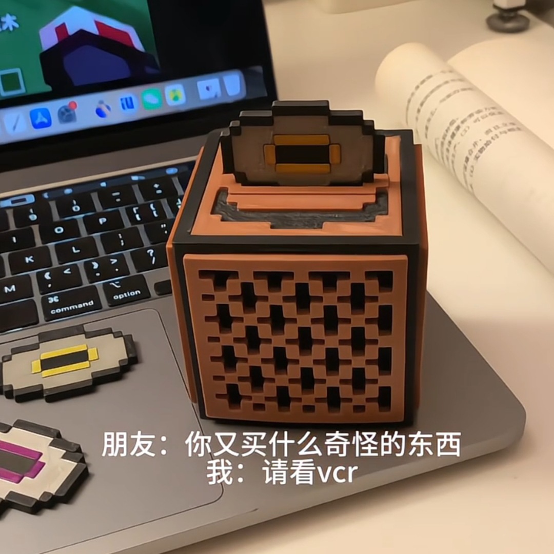 3D Printed Game Model Pix Blue - Gaming Console Lego recension och pris
