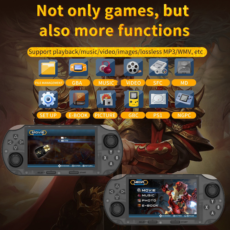 4.5-Inch IPS HD Screen Handhel - Gaming Console R36 Ultra recension och pris