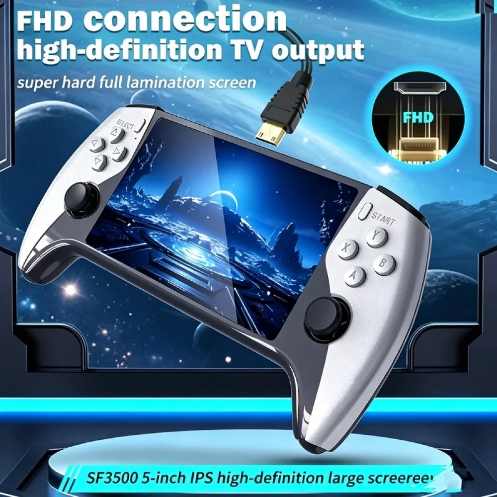 SF3500 5 inch Handheld Game Co - Gaming Console Retro Handheld recension och pris
